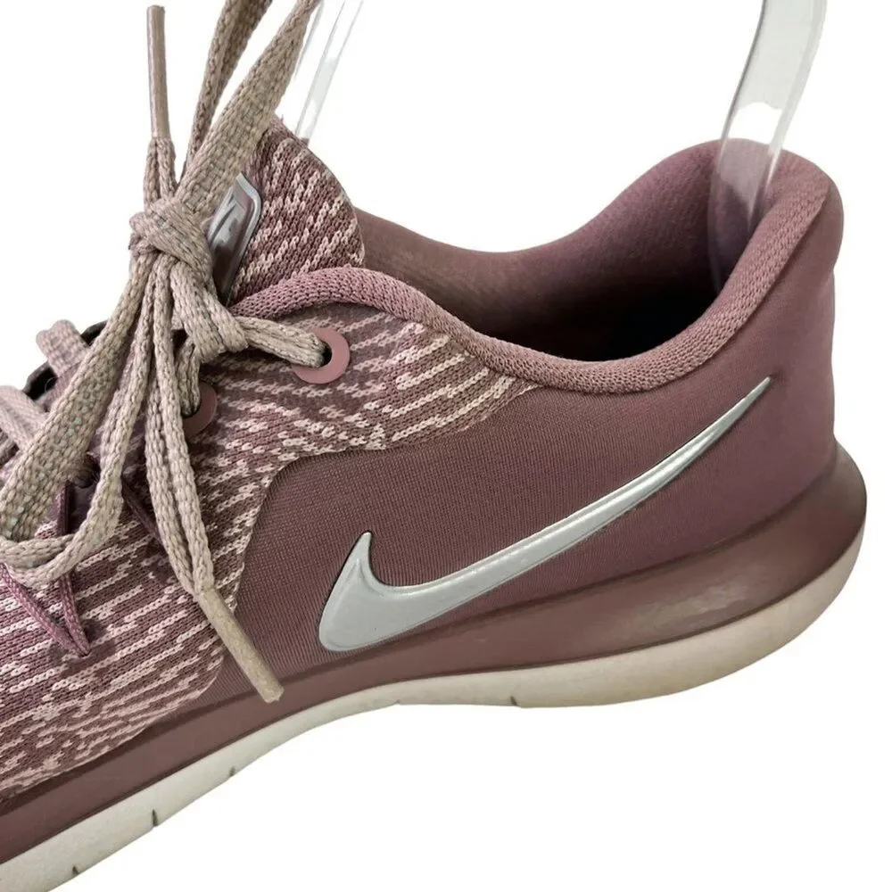 Nike Womens Flex Supreme TR6 Training Pink Lace Up Sneakers Shoes 909015-200 / 9
